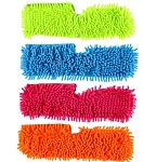 насадка двусторонняя для швабры эконом микрофибра шенилл 40x12см, 70 гр