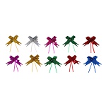 набор складных бантов 10 шт, диаметр 4 см, пп, 2 вида