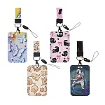 чехол брелок для пропуска тм юl funny на ленте, пластик, металл, 11х7см, 4 дизайна