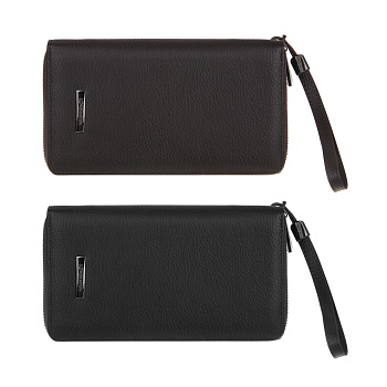 юl кошелек-барсетка на молнии, пу, 12,5х21см, 2 цвета, бм23-01