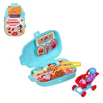 игроленд набор игровой в чемодане, мини, pp, abs, картон, 12х6х18,5 см, 3 дизайна интернет-магазин «Барс»