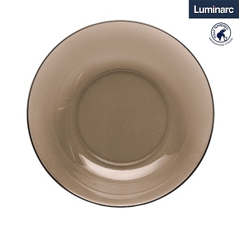 luminarc эклипс амбьянте тарелка глубокая 20,8см, дымчатое стекло, арт. l5088 интернет-магазин «Барс»