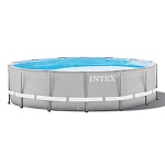 intex бассейн каркасный призматический (фильтр-насос), 3,05м x 76см, 26702np