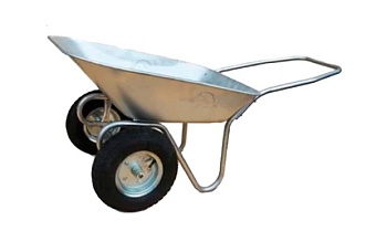 тачка садовая 2 пневмо-колеса 150кг 65л wb6211 от магазина Барс