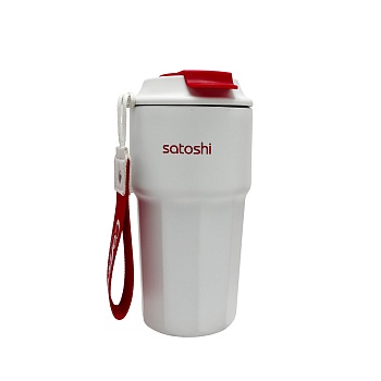 satoshi термос-кружка 420мл, нержавеющая сталь 18/10 интернет-магазин «Барс»