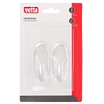 крючки самоклеящиеся тм vetta, прозрачные ps, 2шт от магазина Барс