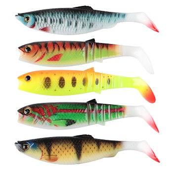 azor fishing набор силиконовых приманок "уклейка" плавающая, 100мм, 2шт, 5 цветов