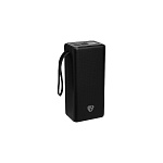 by аккумулятор мобильный, 40000 мач, 2xusb-a, 2xusb-c, 20w, 3a, цифровой индикатор, пластик, чёрный от магазина Барс