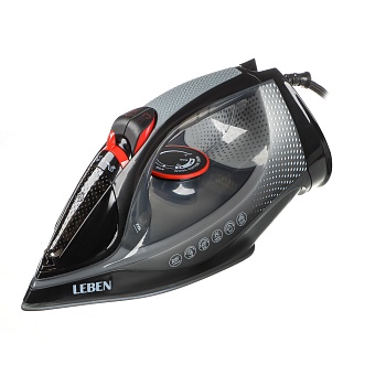 leben утюг 2600вт керам, антинакипь антикапля шнур 2,2м интернет-магазин «Барс»