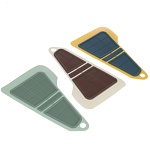 vetta скребок-щётка термопластичная резина, 16х9,5 см, 3 цвета