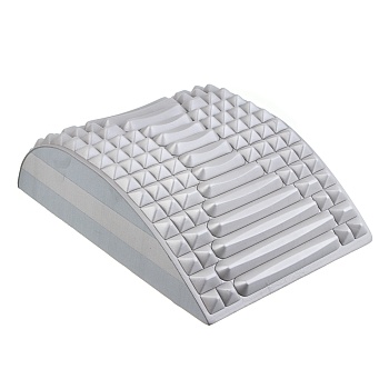silapro подушка массажная, 33х24x9.5см, tpe, eva, серый