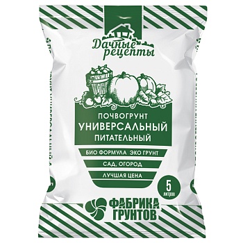 почвогрунт универсальный питательный 5л, дачные рецепты  екб от магазина Барс