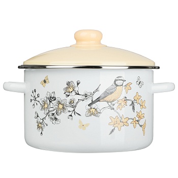 люмен кастрюля эмалированная 4л, индукция интернет-магазин «Барс»