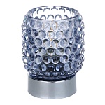 светильник led, 8.2х8.2х10.7 см, металл, стекло, 2xааа