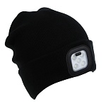 azor fishing шапка акрил с фонарем налобным, 22,5х19 см, led, 3 режима, 400лм, 200 мач, usb