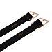 ЮL Ремень женский, ПУ, металл, ширина 2,8см, длина 95/105см, черный, РЖ2023-6