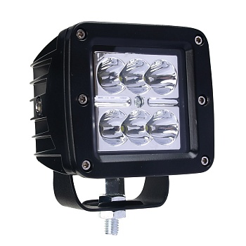 ng фара светодиодная 18w (6 cree), направленный поток, белый свет