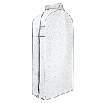 vetta чехол для одежды, с прозрачным окном, 60х30х120см, валери, молния, полипропилен от магазина Барс