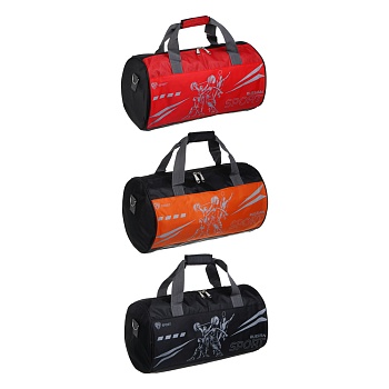 сумка спортивная тм by sport, 42x22x22см, полиэстер 420d, пвх, 3 цвета