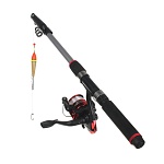 azor fishing набор: удочка телескоп. ,1,8м, тест 10-30 гр., катушка, леска, грузила, бусины