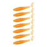 kaida приманка силиконовая твистер 3", 8см, 4гр, ht006, 7шт