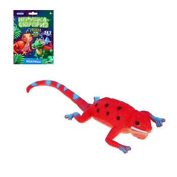 игроленд игрушка - сюрприз, меняет цвет "ящерицы", микс