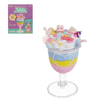 хоббихит набор для творчества "школа десертов",12х14х11,5 см, pp, полимер, 3 дизайна