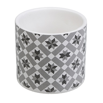 кашпо тм inbloom, 10х9см, керамика, диз.2 от магазина Барс