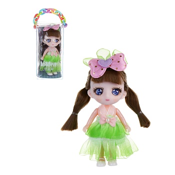 игроленд кукла в сумочке, pvc, pp, 6х13 см, 6 видов