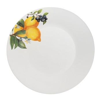 millimi лимоны тарелка подстановочная, опаловое стекло, 25см интернет-магазин «Барс»