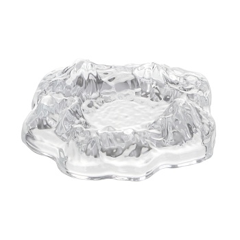 пепельница тм ladecor 16x4,7 см, стекло