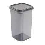 ёмкость для сыпучих продуктов 1,4л 110х105х185, пластик, графит интернет-магазин «Барс»
