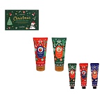 набор кремов 5 шт (для рук 3шт х 30 гр,  для тела 2 шт х 100мл), тм sadoer merry xmas, подар.уп.