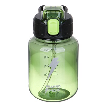silapro max бутылка для воды, 16х9см, 630мл, желтый, pc, pp, abs, силикон