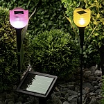 inbloom фонарь на солн батарее 30х4.8см, 1led, белый, 1.2v 40mah ni-mh, пластик от магазина Барс