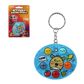 игроленд игрушка антистресс "нажми на меня", ps, 14х9,5см, 4 дизайна