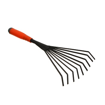 inbloom грабли веерные, 9 зубьев, 37.5х15см, pp, металл от магазина Барс