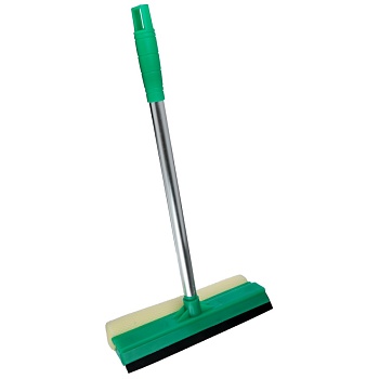 окномойка со стальной ручкой 25см, зеленая vetta kfc002