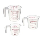 набор мерных стаканов 250/500/1000мл интернет-магазин «Барс»