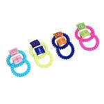 beriotti набор резинок-спиралек для волос с декором 2шт, d3,5см, полиэстер, пластик, 4 цвета