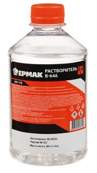 растворитель в-646 0,4л пэт, ермак 