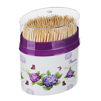 зубочистки тм vetta, бамбук, пластиковая упаковка, 300шт от магазина Барс