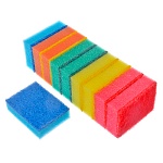 губки д/посуды 10 шт/уп, 9х6х2 см, стандарт 