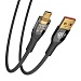 BY Кабель для зарядки Space Cable Techno Micro USB, 1 м, 3А, Быстрая зарядка QC3.0, черный