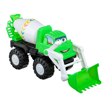 игроленд машинка "бетоновоз", abs, 35х12х17 см