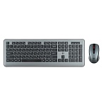 набор беспроводной клавиатура и мышь by, 104 кл.,6d бесш. клик,"copy-paste",1200dpi,ааа, серебристый от магазина Барс