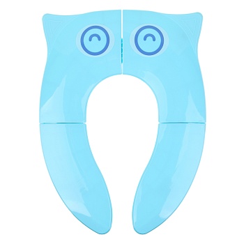 vetta сиденье для унитаза детское дорожное, abs-пластик, 35х25,5х3см, цвет голубой от магазина Барс