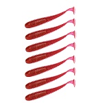 kaida приманка силиконовая твистер 3,5", 9см, 4гр, ht009, 7шт
