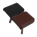 портмоне для карт и купюр на 12 отделений на молнии тм юl wolt, пу, 12x8,5x2,5см, 2 цвета, ww-906