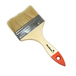 кисть флейцевая 4" (100мм) headman "basic" натур. щетина, дерев. ручка /192